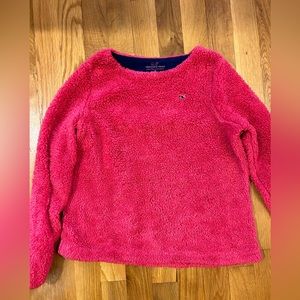Girls Vineyard Vines pink fleece sweatshirt